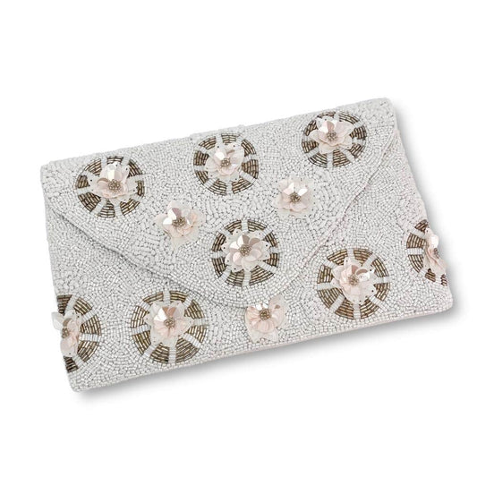 Enchanting Beaded Envelope Clutch