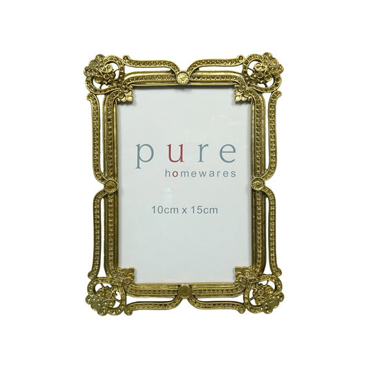 Laura Gold Pewter Photo Frame