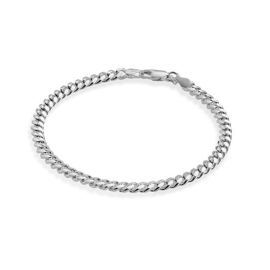 Sterling Silver Men’s Cuban Bracelet