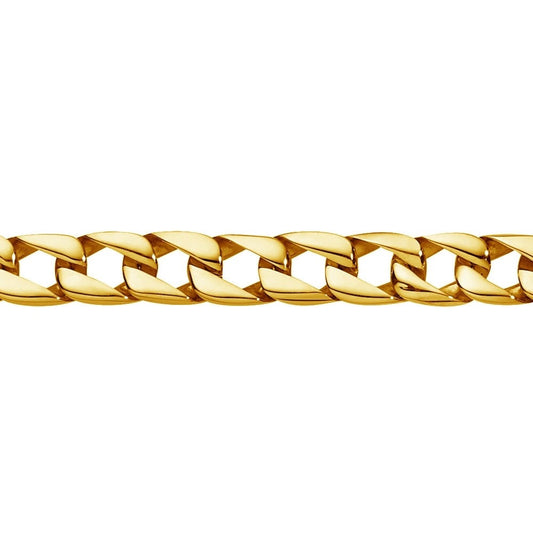 Stainless Steel Gold Mens Link Bracelet