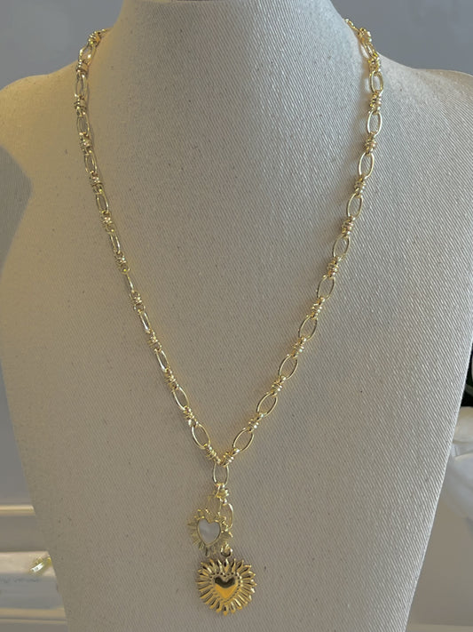 Serena Gold Charm Necklace