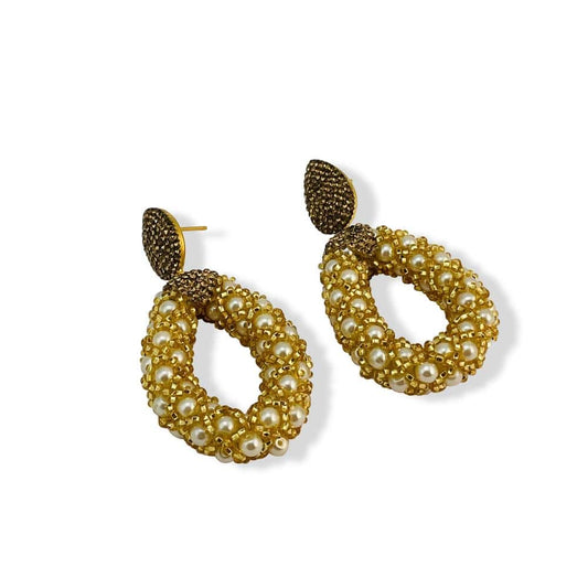 Anya Drop Earrings - Gold