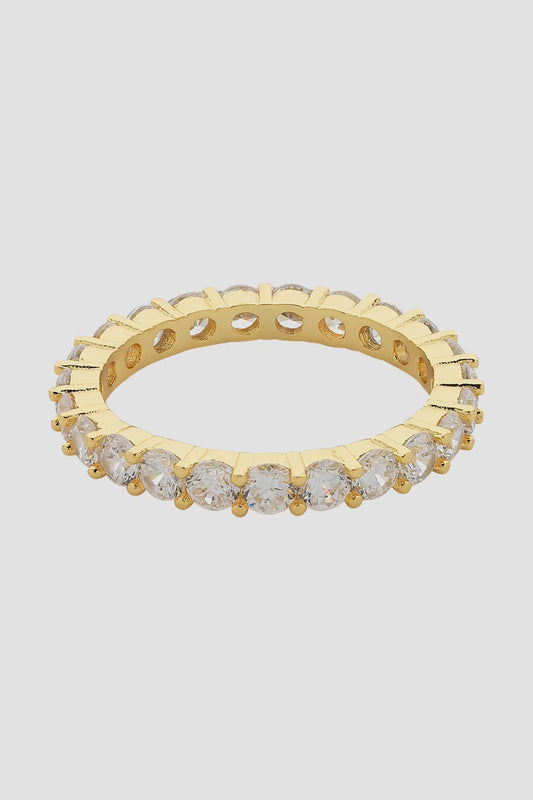 Dolce Vita Soft Gold CZ Ring Large